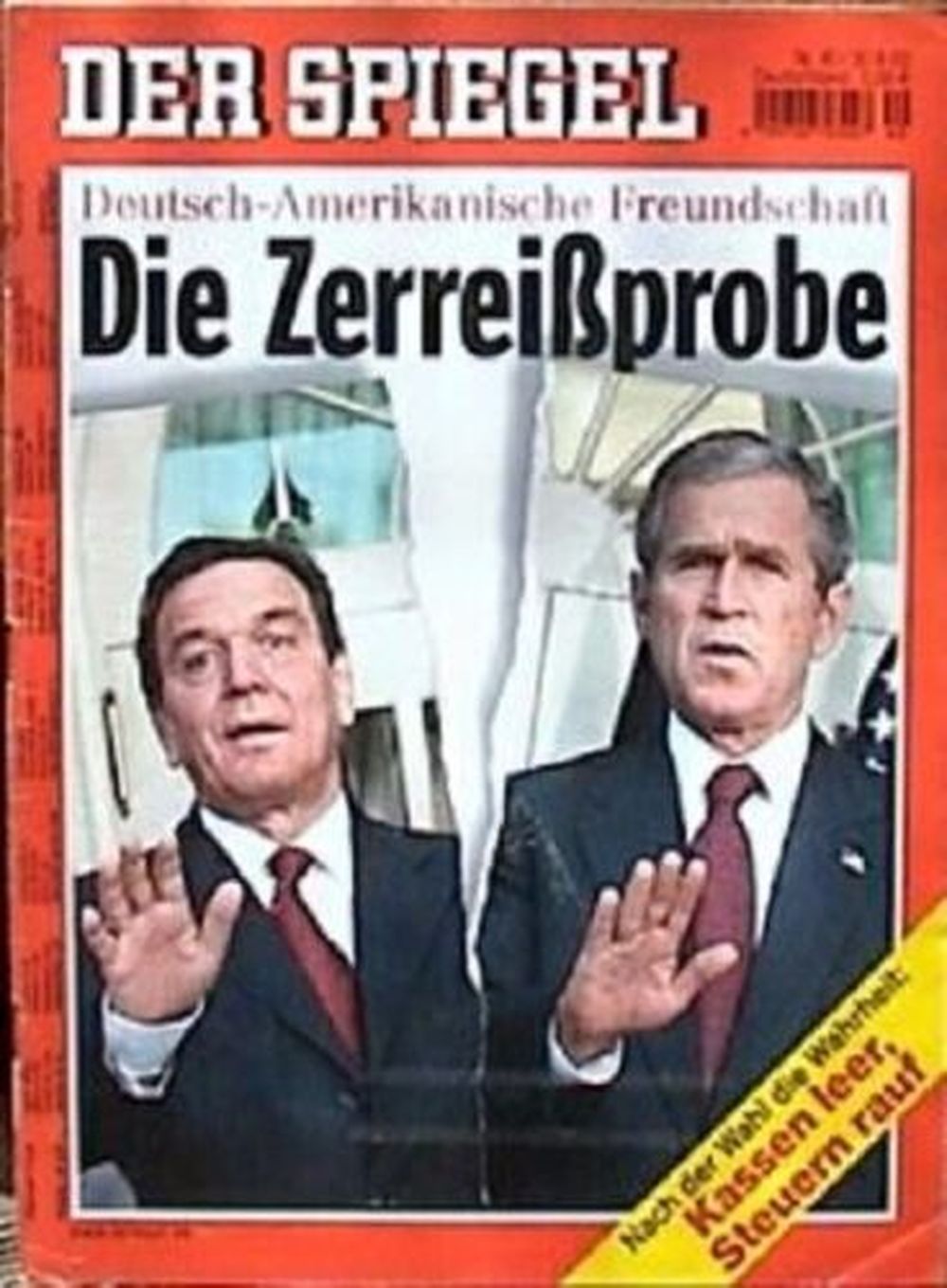 Der Spiegel Magazin Deutschland 2002-40 George W. Bush