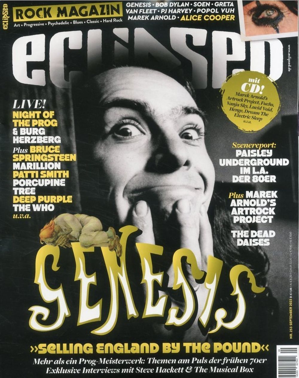 Eclipsed Magazin Deutschland 2023 #253 Genesis Bruce Springsteen Marillion The Who