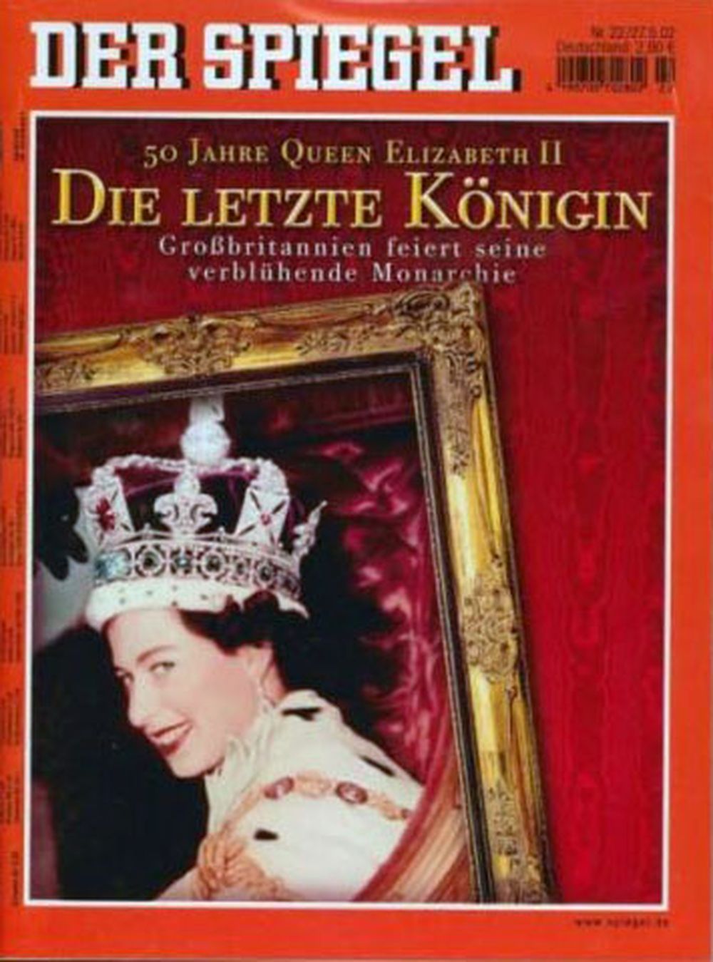 Der Spiegel Magazin Deutschland 2002-22 Queen Elizabeth II
