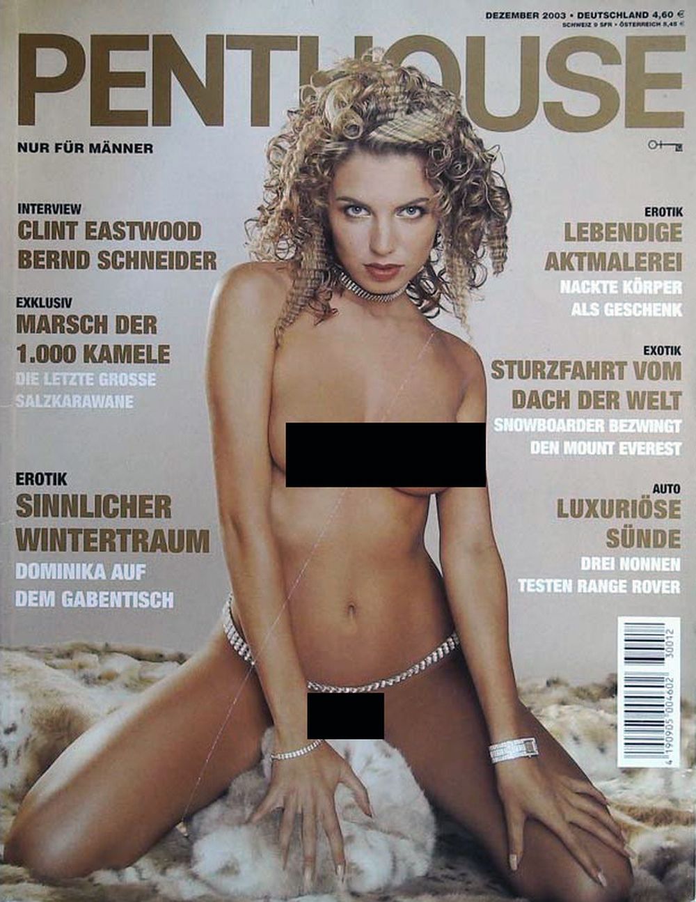 Penthouse Magazin Deutschland 2003-12 Nadine Dominika Michaela Clint Eastwood