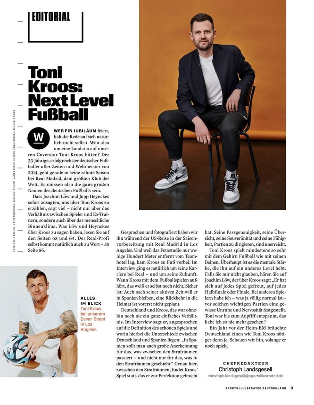 Sports Illustrated Magazin Deutschland 2023-04 Toni Kroos Satou Sabally