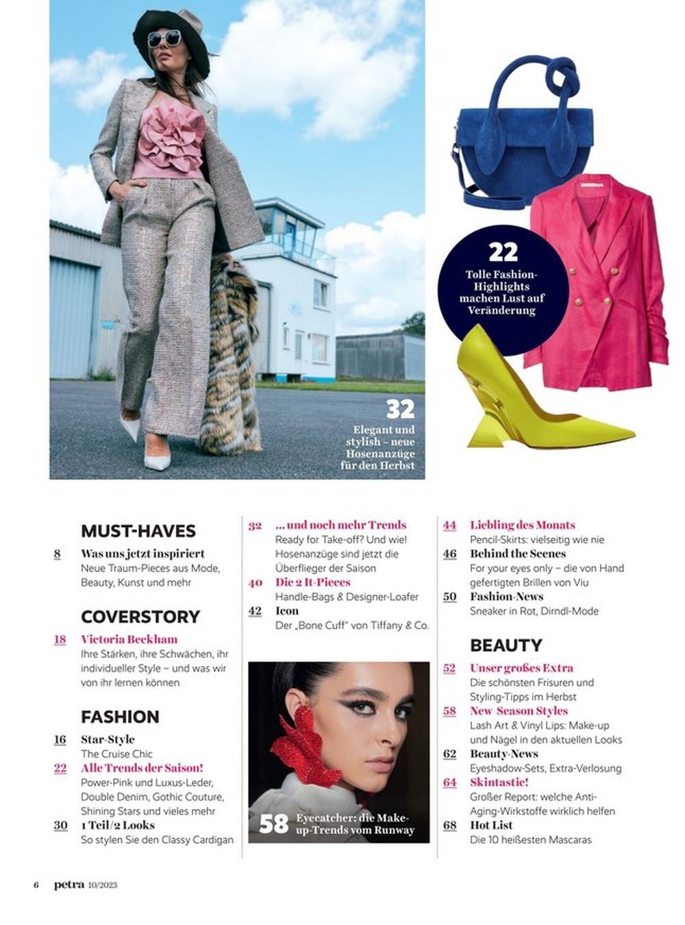 Petra Magazin Deutschland 2023-10 Victoria Beckham