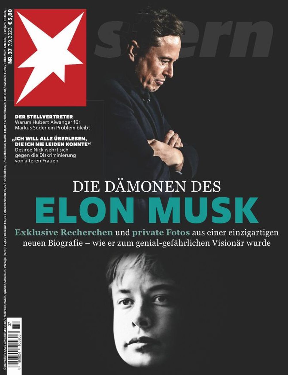 Stern Magazin Deutschland 2023-37 Elon Musk