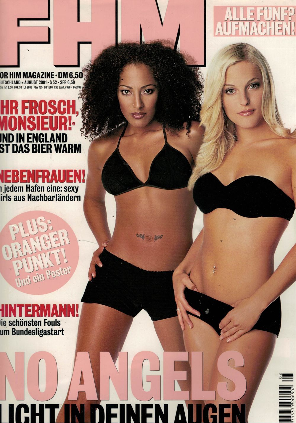 FHM Magazin Deutschland 2001-08 No Angels