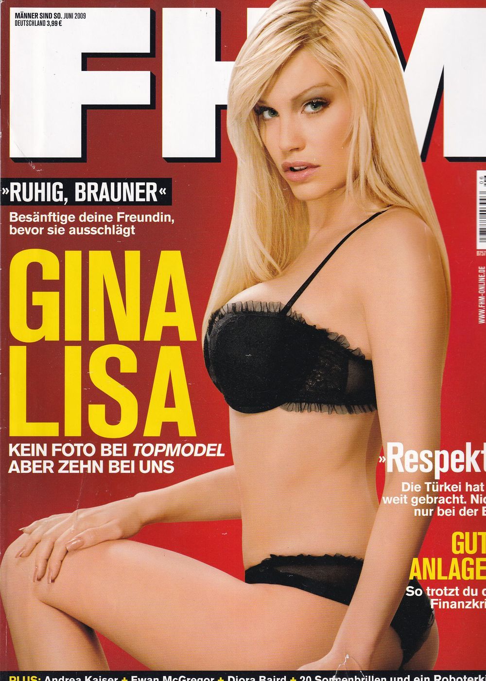 FHM Magazin Deutschland 2009-06 Gina-Lisa Lohfink Diora Baird Andrea Kaiser #104