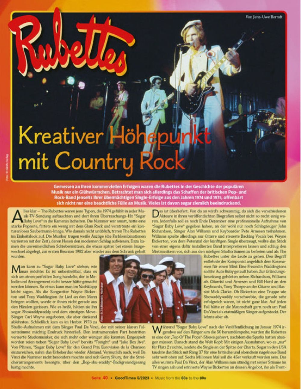 Good Times Magazin Deutschland 2023-05 AC/DC Doro The Rubettes Elton John Neil Young