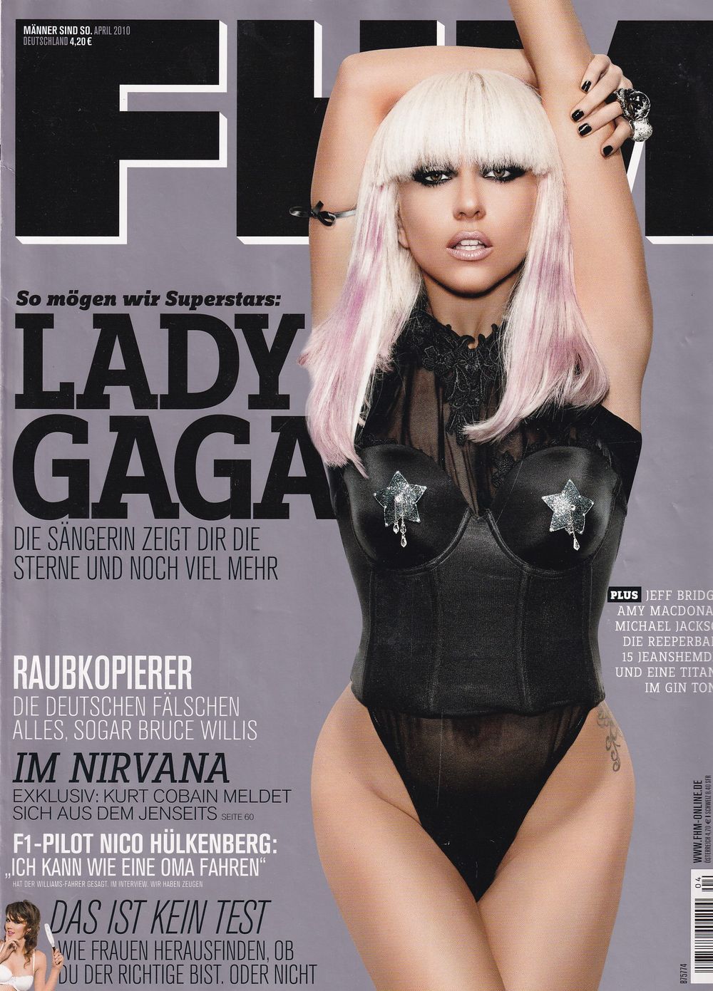 FHM Magazin Deutschland 2010-04 Lady Gaga Yalanthe Lyndall Jarvis #114