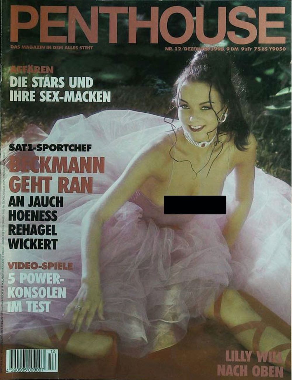 Penthouse Magazin Deutschland 1995-12 Lilly Scholtens AC/DC David Bowie