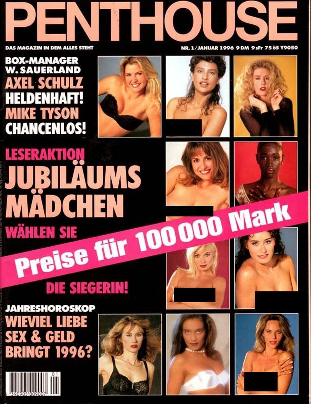 Penthouse Magazin Deutschland 1996-01 Nikki Tyler Monique Scharf