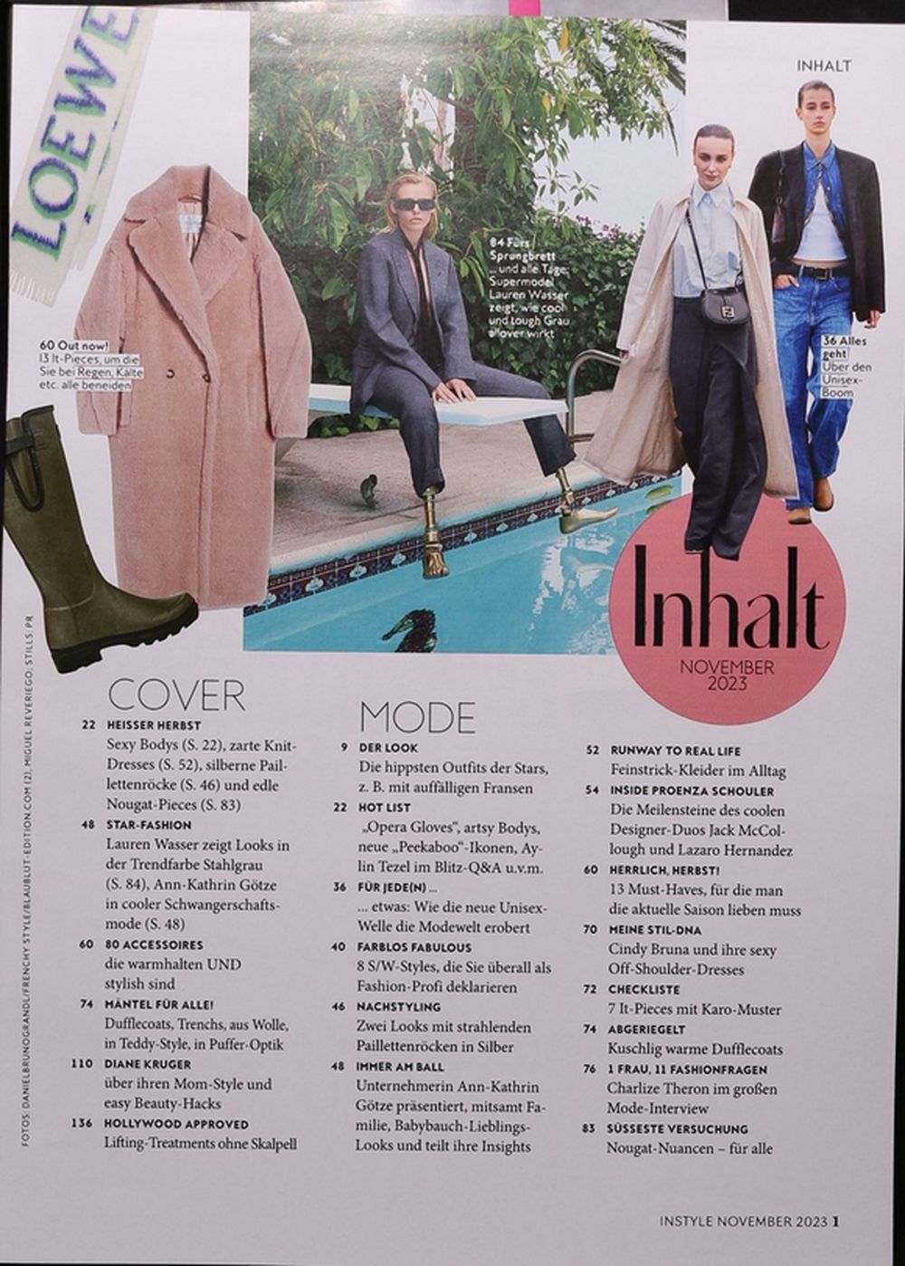 InStyle Magazin Deutschland 2023-11 Diane Kruger