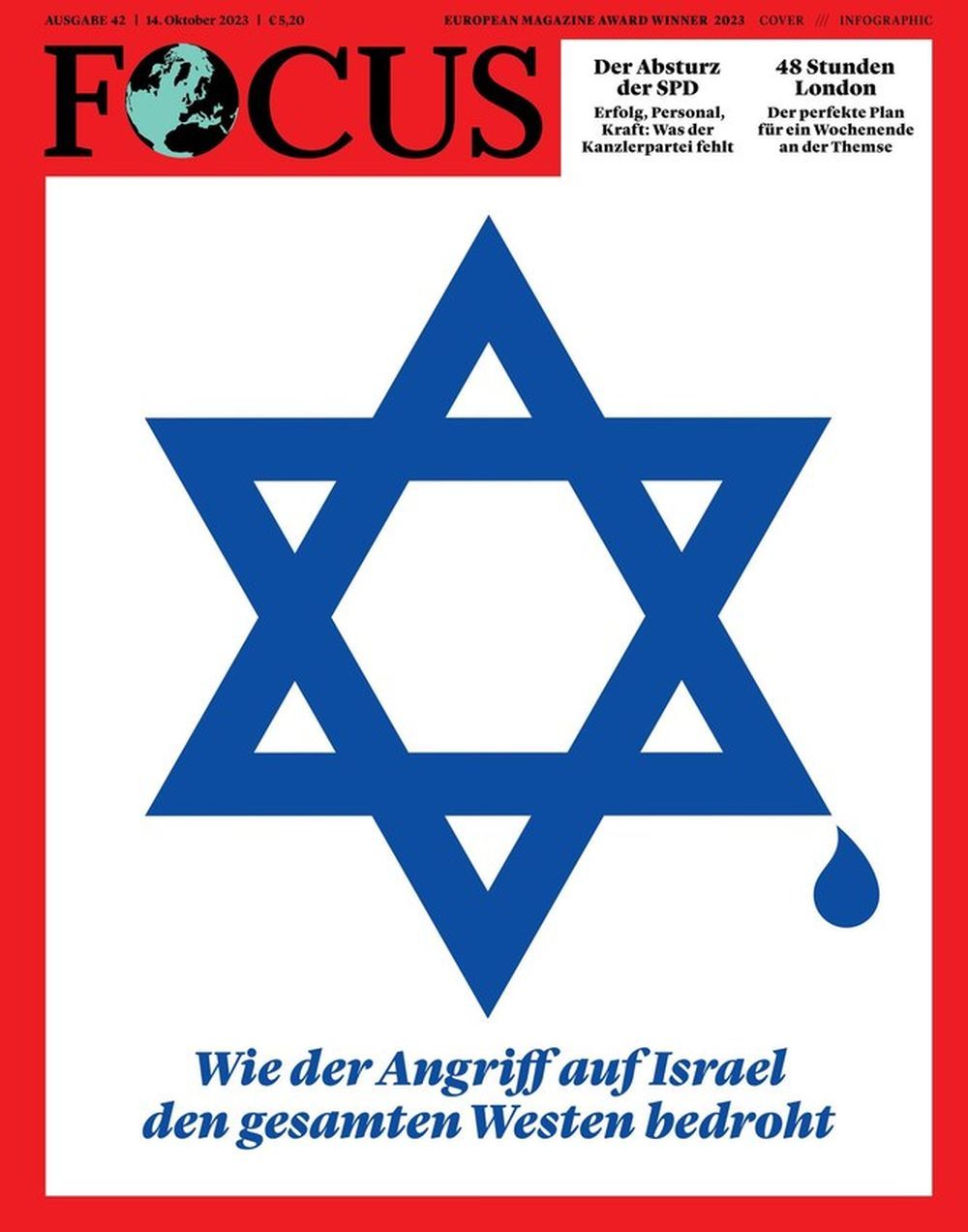 Focus Magazin Deutschland 2023-42 Israel Horror Hamas