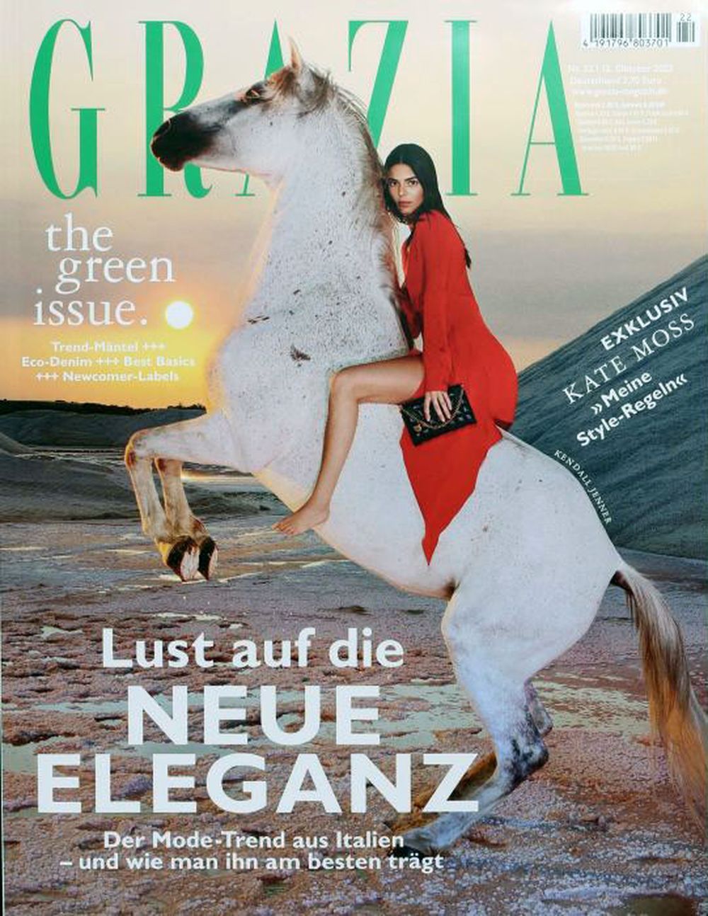 Grazia Magazin Deutschland 2023-22 Kendall Jenner Kate Moss
