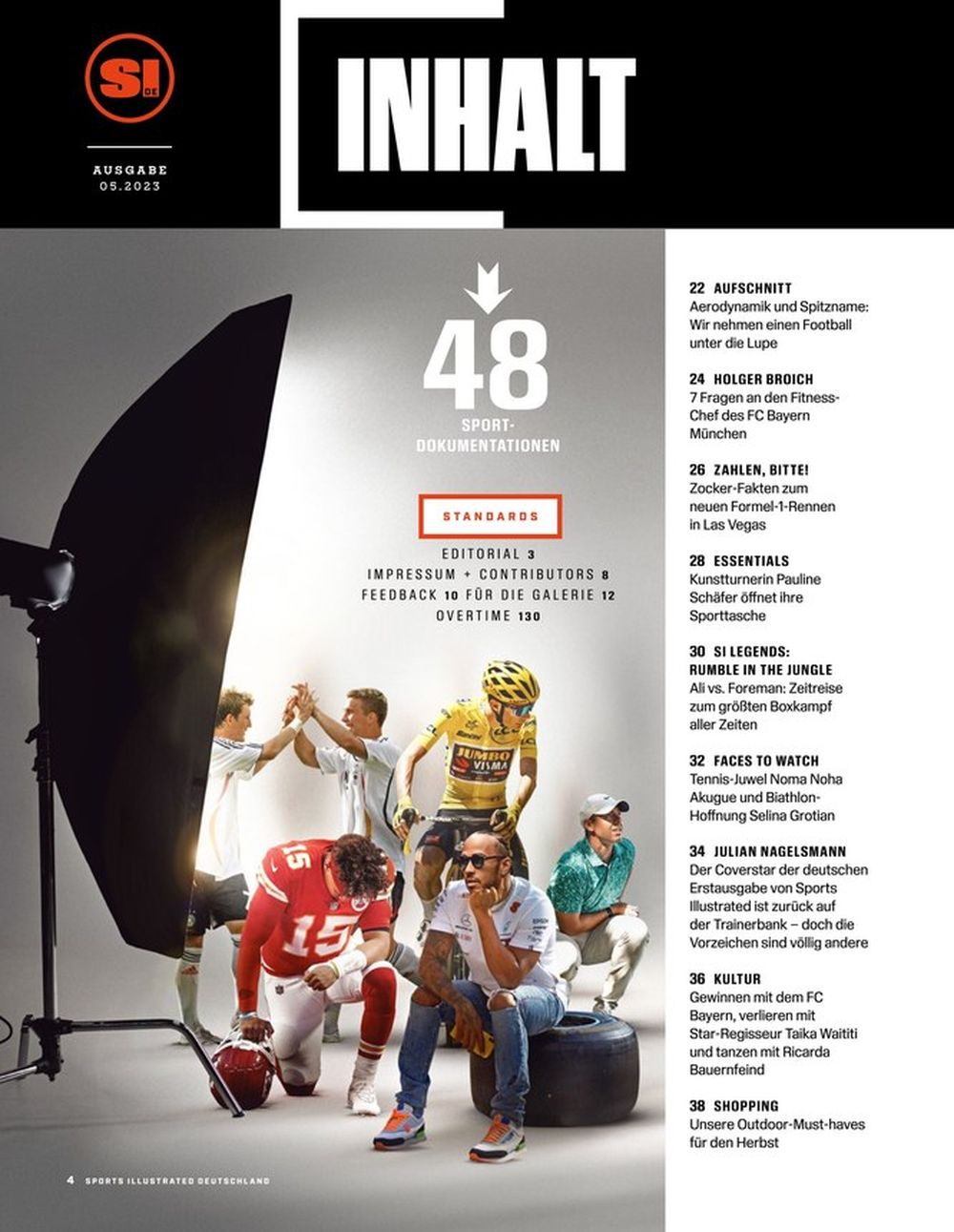 Sports Illustrated Magazin Deutschland 2023-05 Michael Jordan Patrick Mahomes