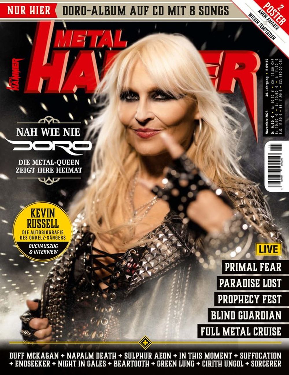 Metal Hammer Magazin Deutschland 2023-11 Doro Kevin Russell Primal Fear