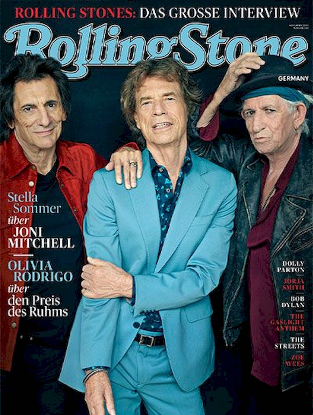 Rolling Stone Magazin Deutschland 2023-11 Mick Jagger Joni Mitchell Olivia Rodrigo