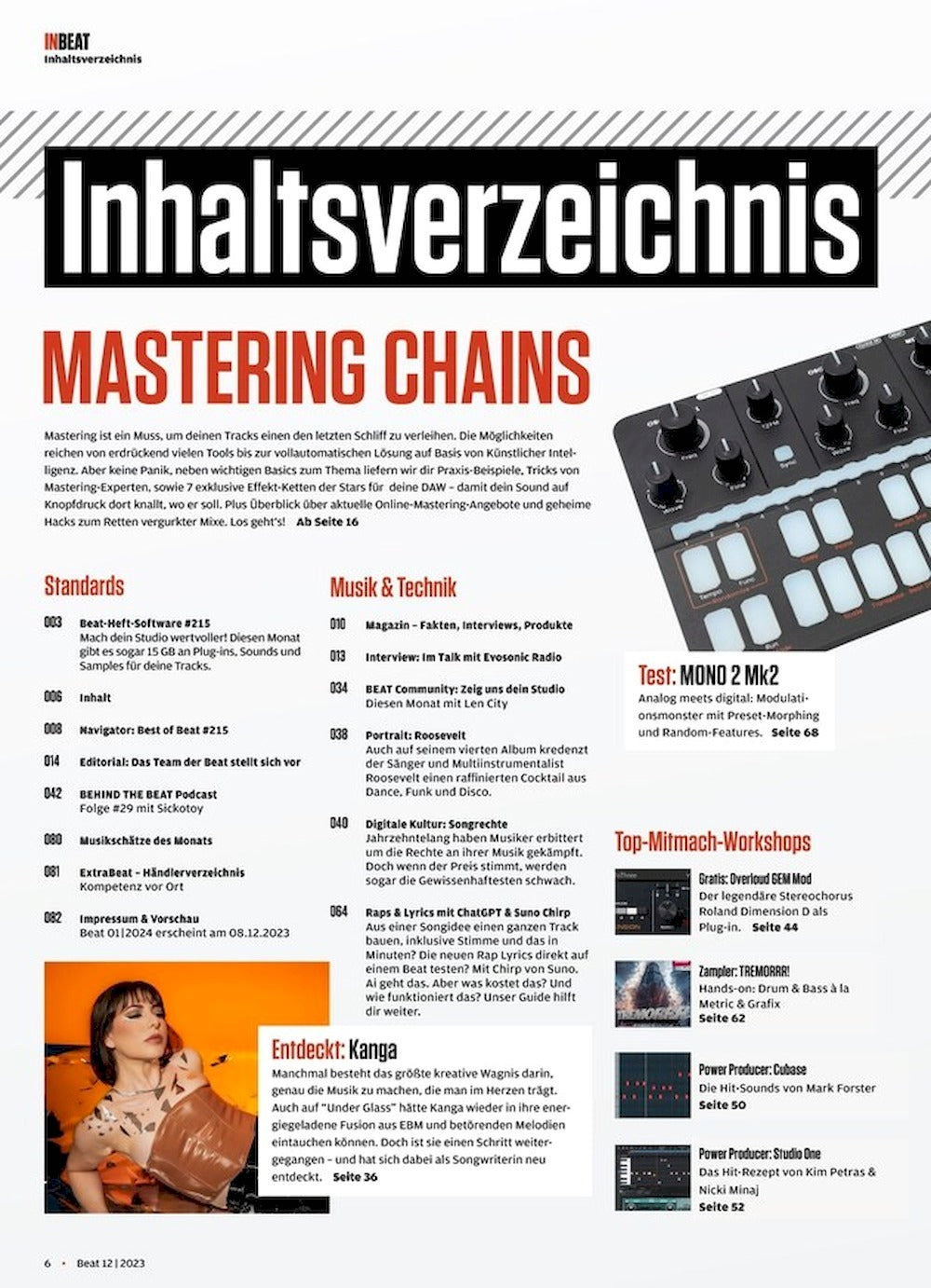 Beat Magazin Deutschland 2023-12 Kanga
