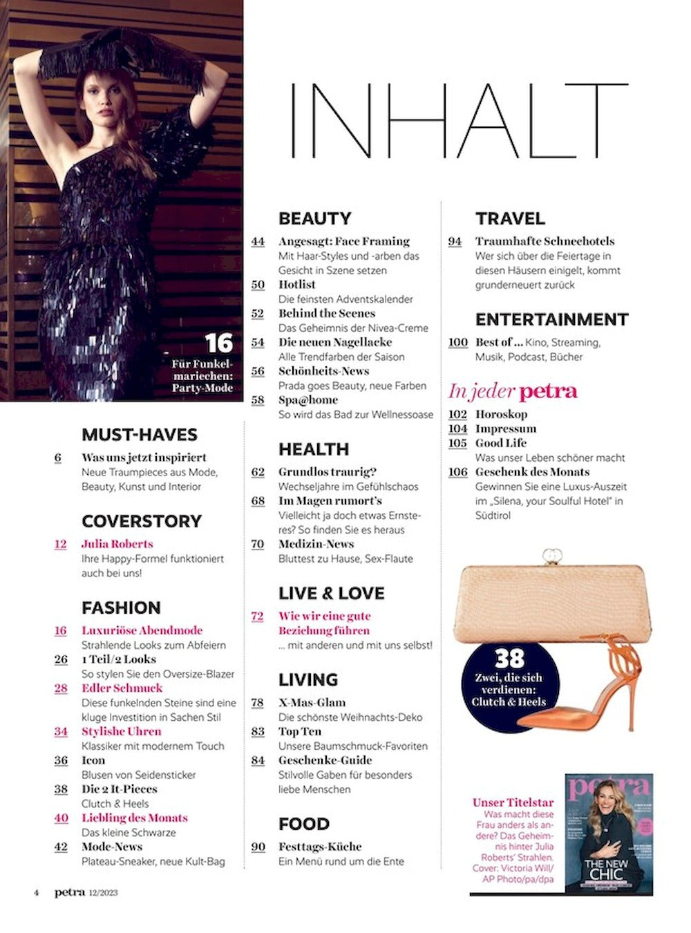 Petra Magazin Deutschland 2023-12 Julia Roberts