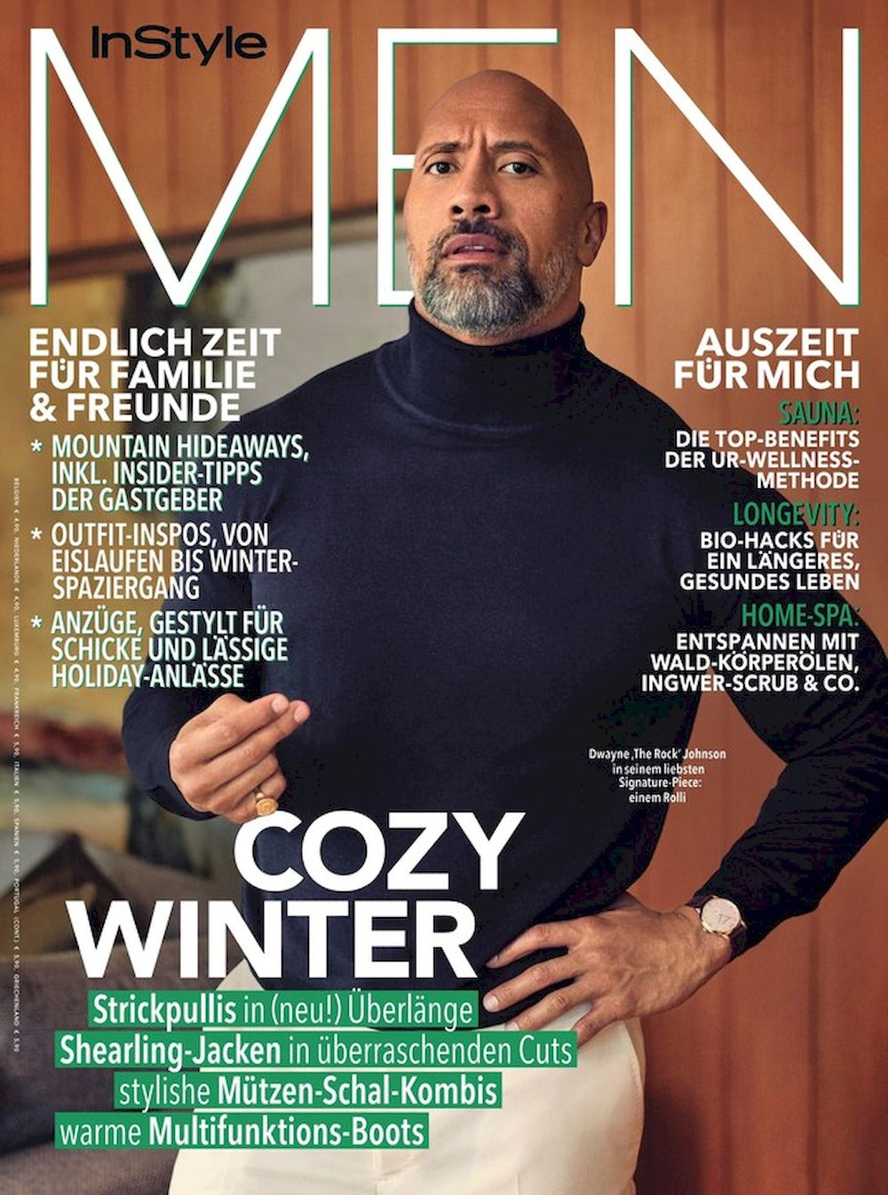 InStyle Men Magazin Deutschland 2023-04 Dwayne Johnson