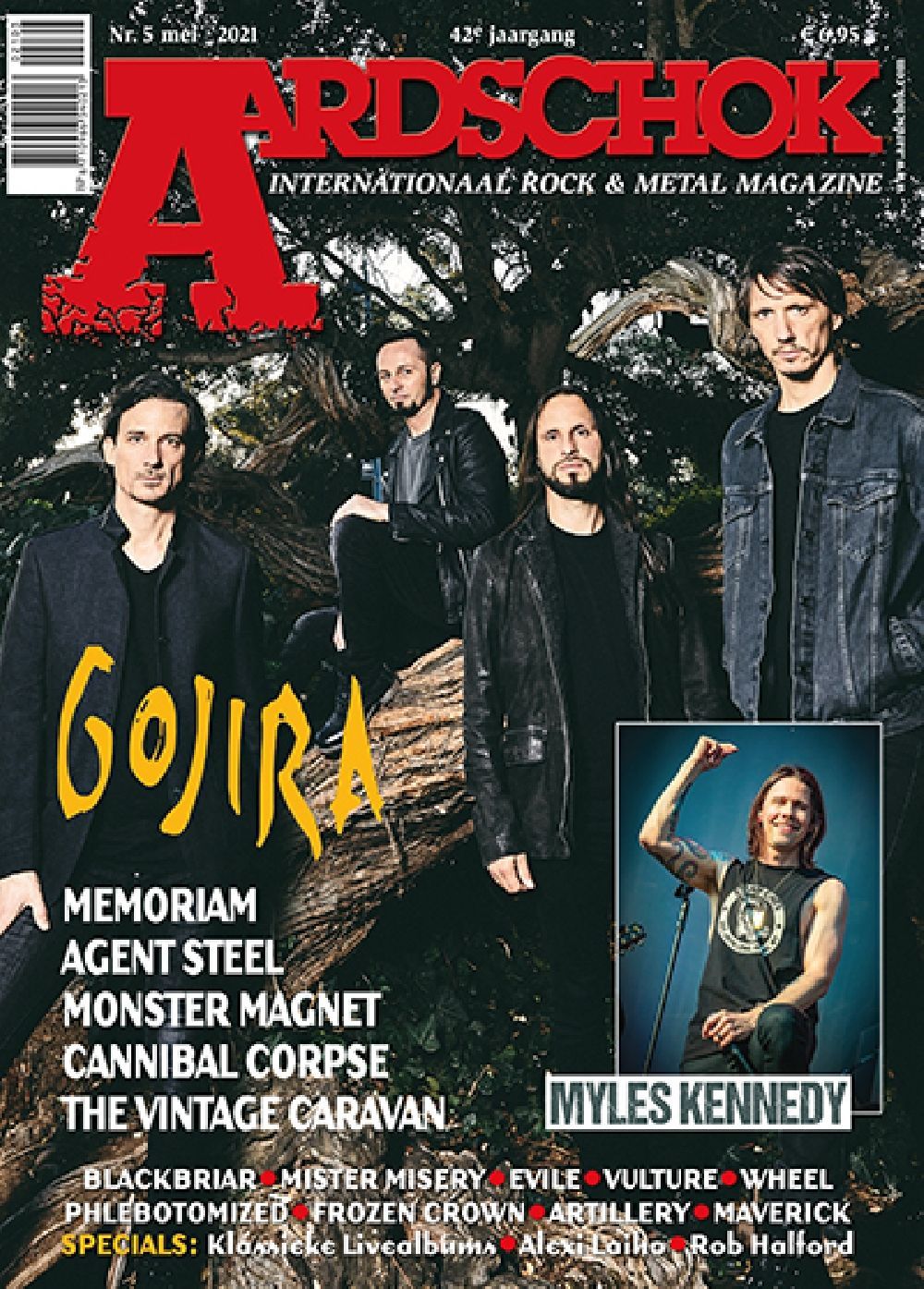 Aardschok Magazin Niederlande 2021-06 Gojira Memoriam Agent Steel Monster Magnet Cannibal Corpse