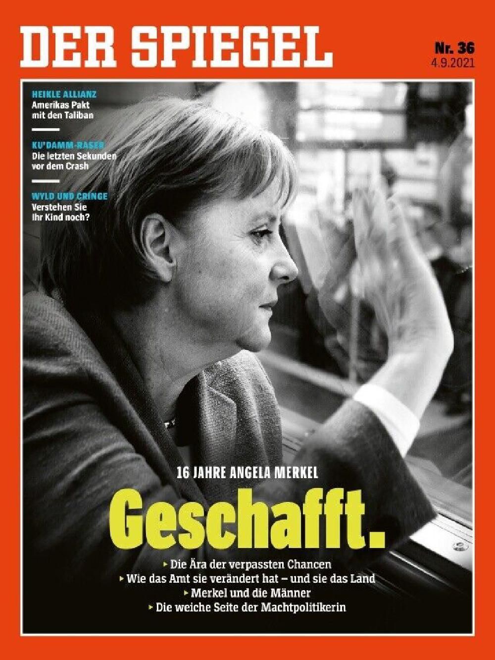 Der Spiegel Magazin Deutschland 2021-36 Angela Merkel