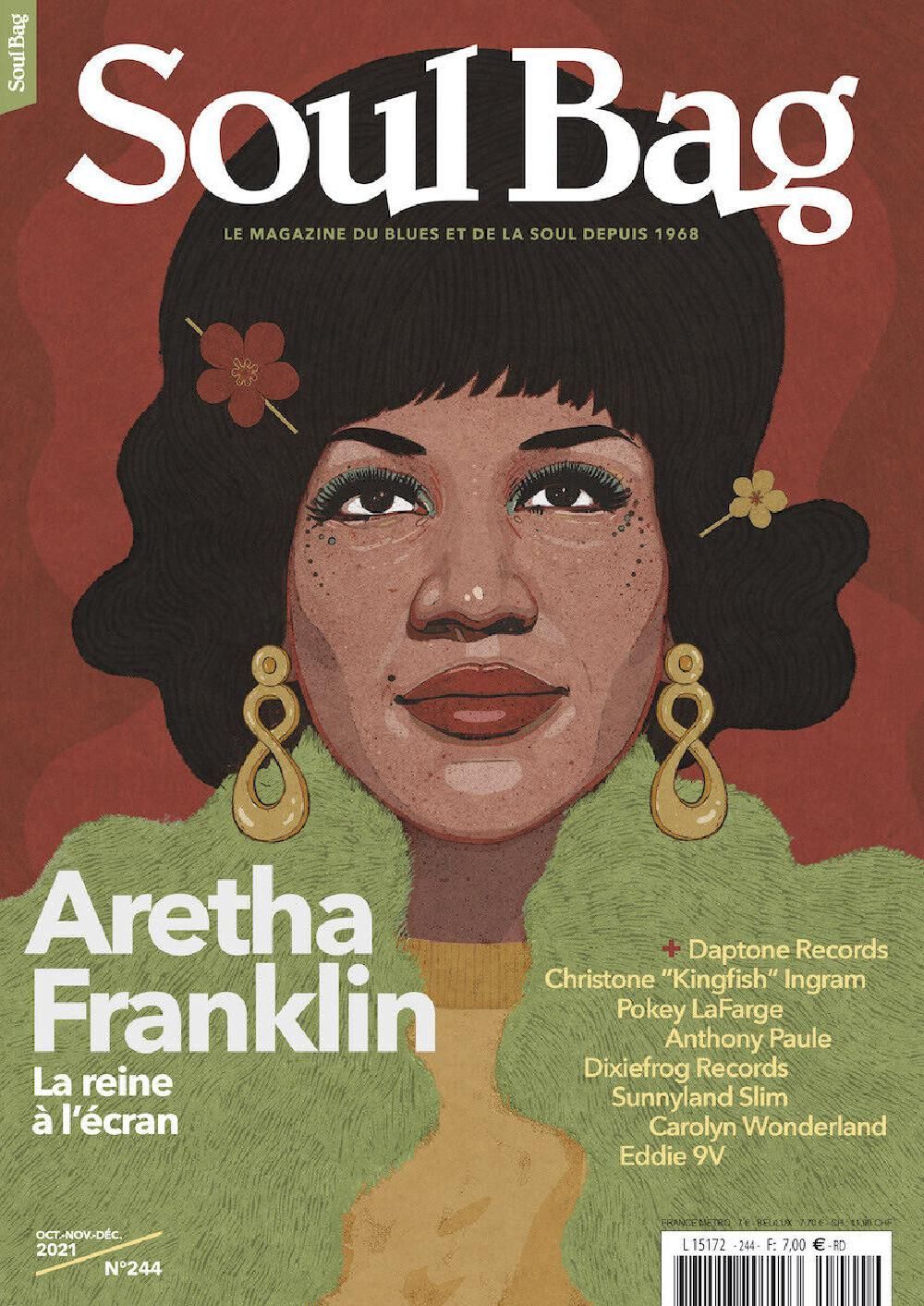 Soul Bag Magazin Frankreich 2021 #244 Aretha Franklin Anthony Paule Sunnyland Slim