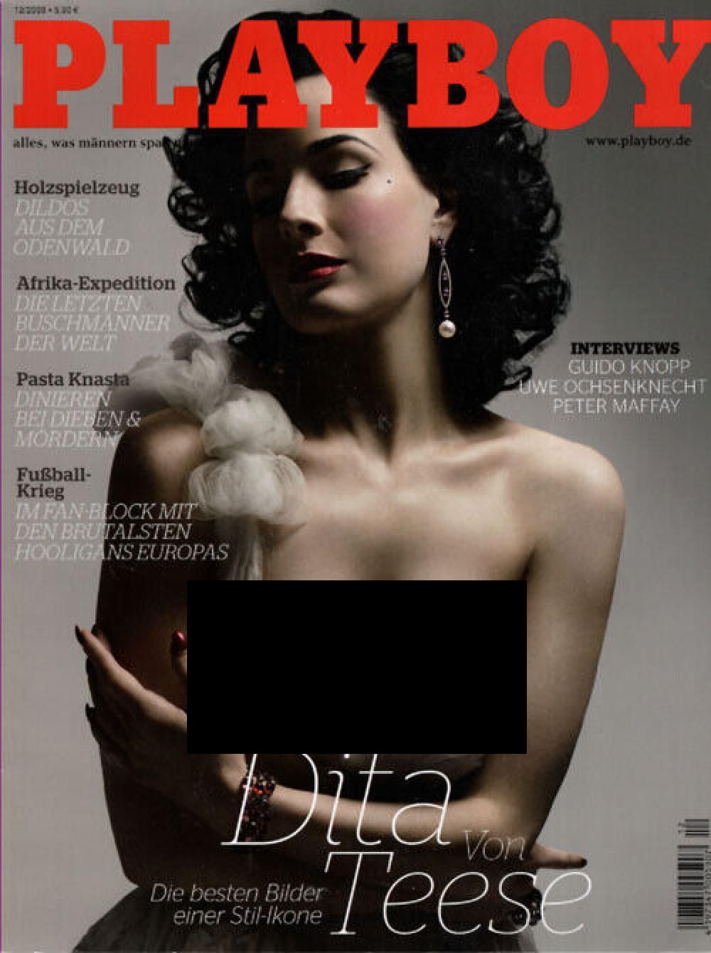 Playboy Magazin Deutschland 2008-12 Dita Von Teese