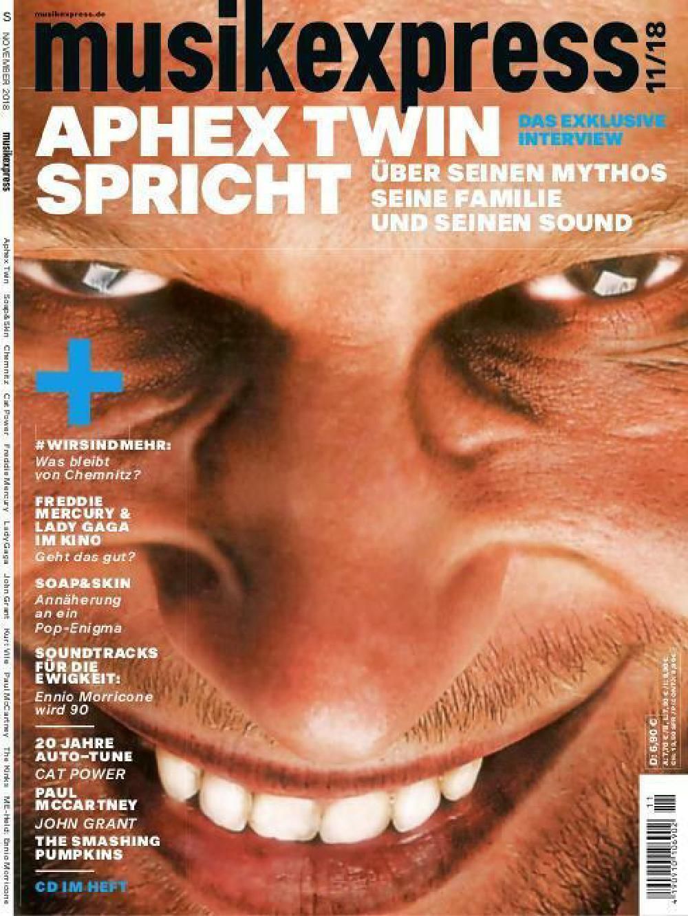 Musikexpress Magazin Deutschland 2018-11 Aphex Twin Lady Gaga