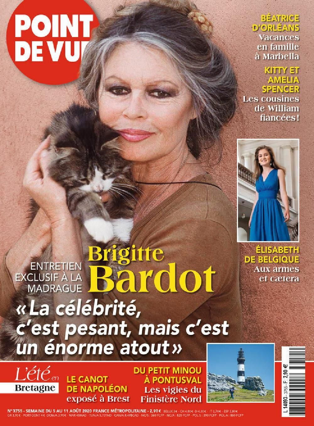 Point De Vue Magazin Frankreich 2020 #3755 Brigitte Bardot