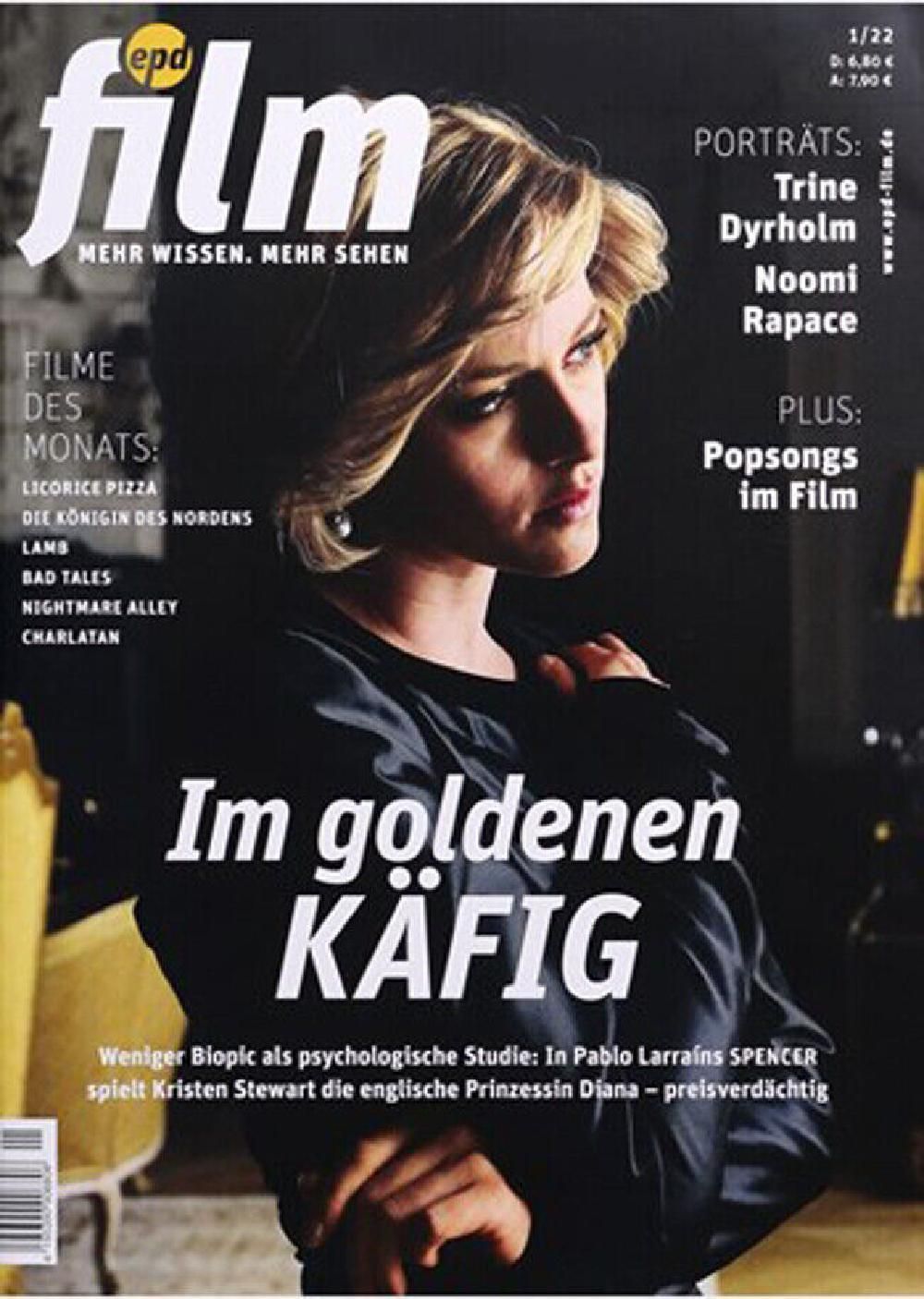 EPD Film Magazin Deutschland 2022-01 Kristen Stewart Diana, Princess Of Wales