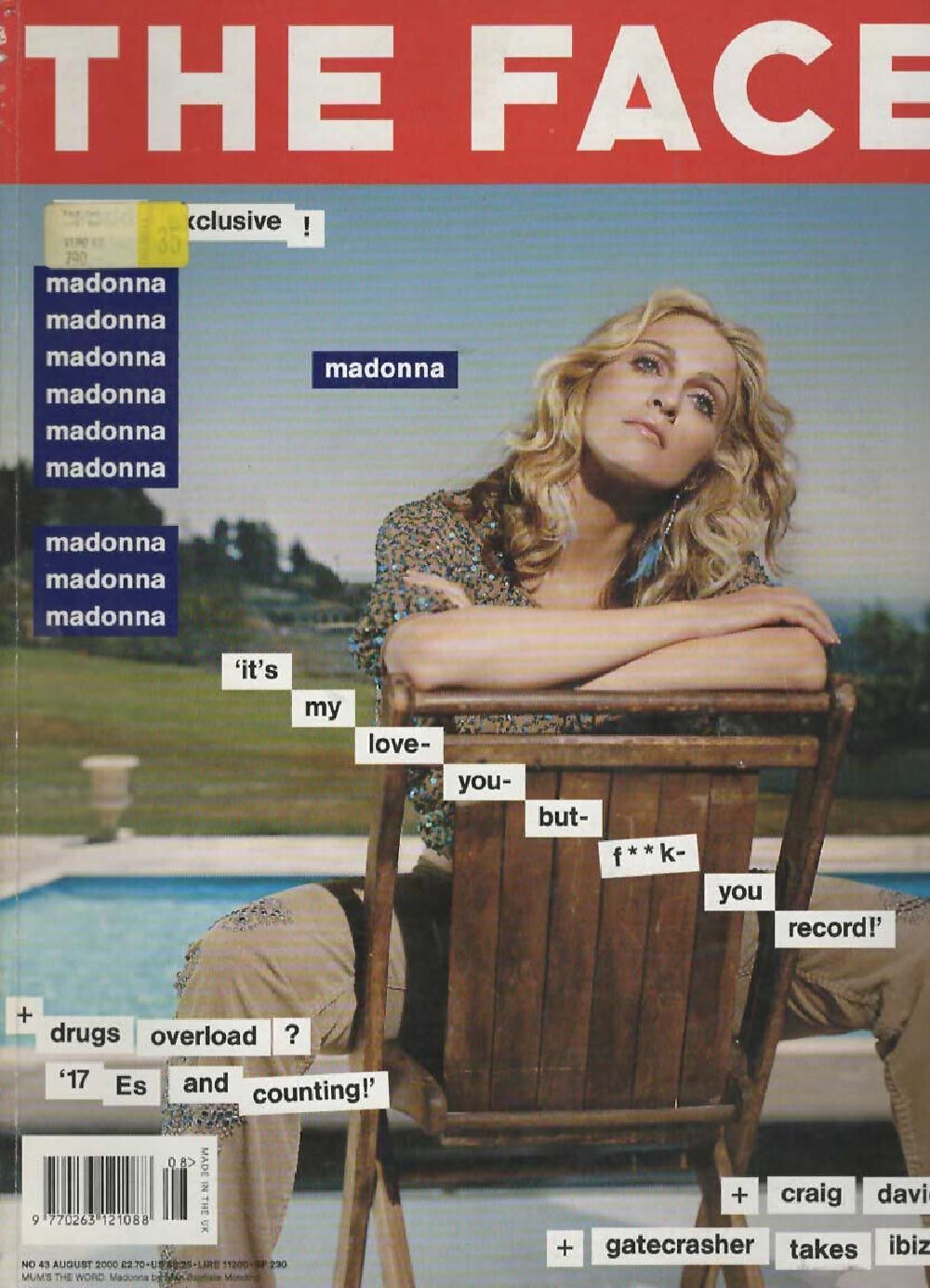 The Face Magazin UK 2000-08 Madonna
