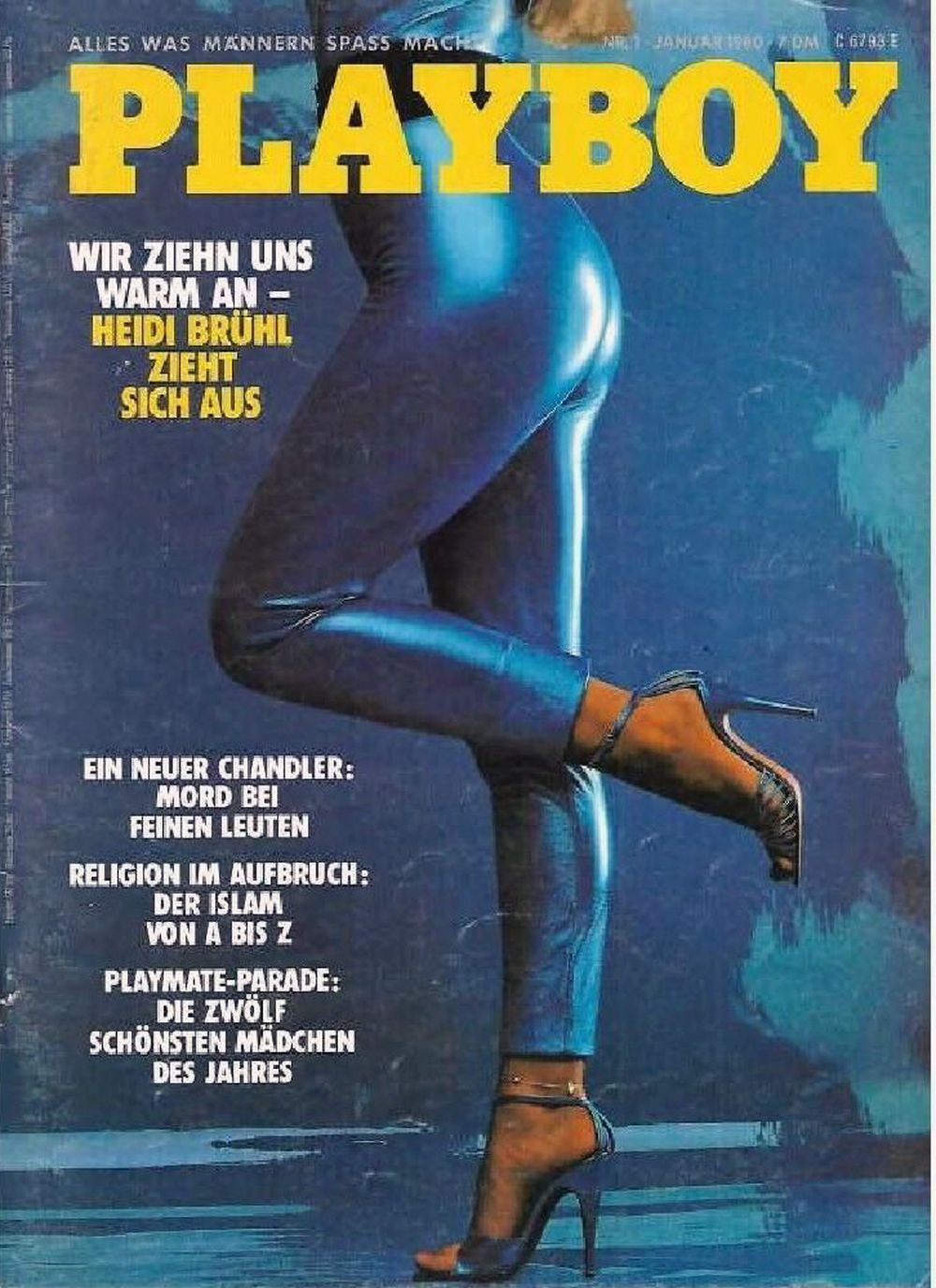 Playboy Magazin Deutschland 1980-01 Playmate Sabine Rothaus Heidi Brühl