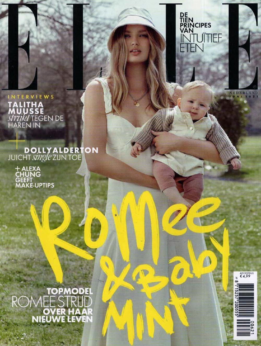 Elle Magazin Niederlande 2021-06 Romee Strijd