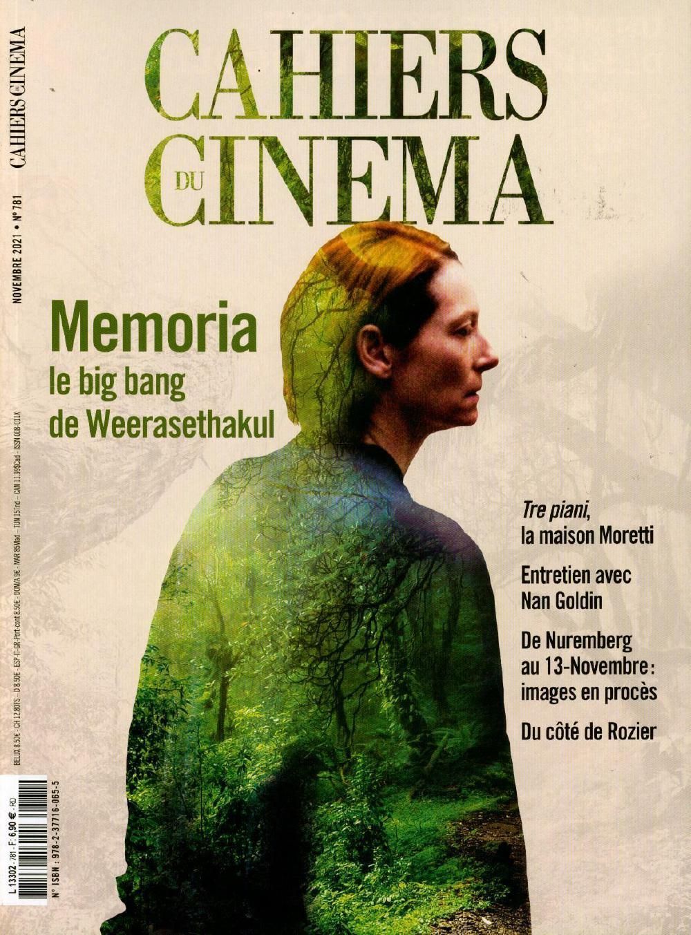 Cahiers Du Cinema Magazin Frankreich 2021 #781 Tilda Swinton