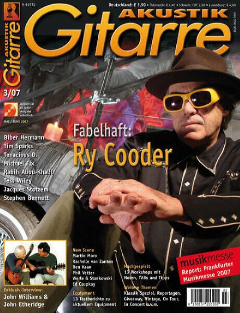 Akustik Gitarre Magazin Deutschland 2007-03 Ry Cooder Michael Fix
