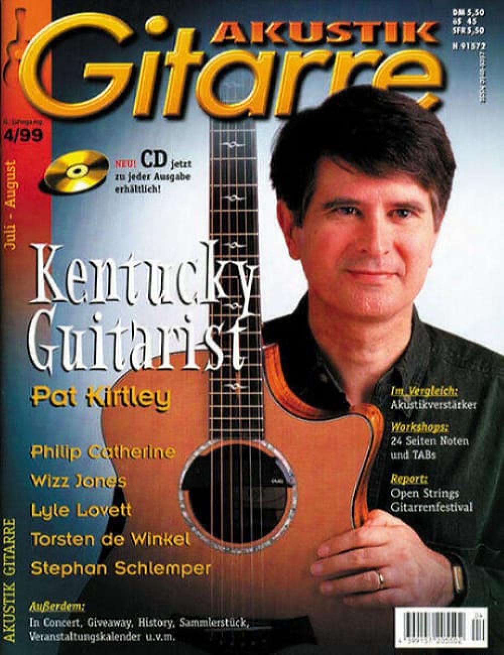 Akustik Gitarre Magazin Deutschland 1999-04 Pat Kirtley