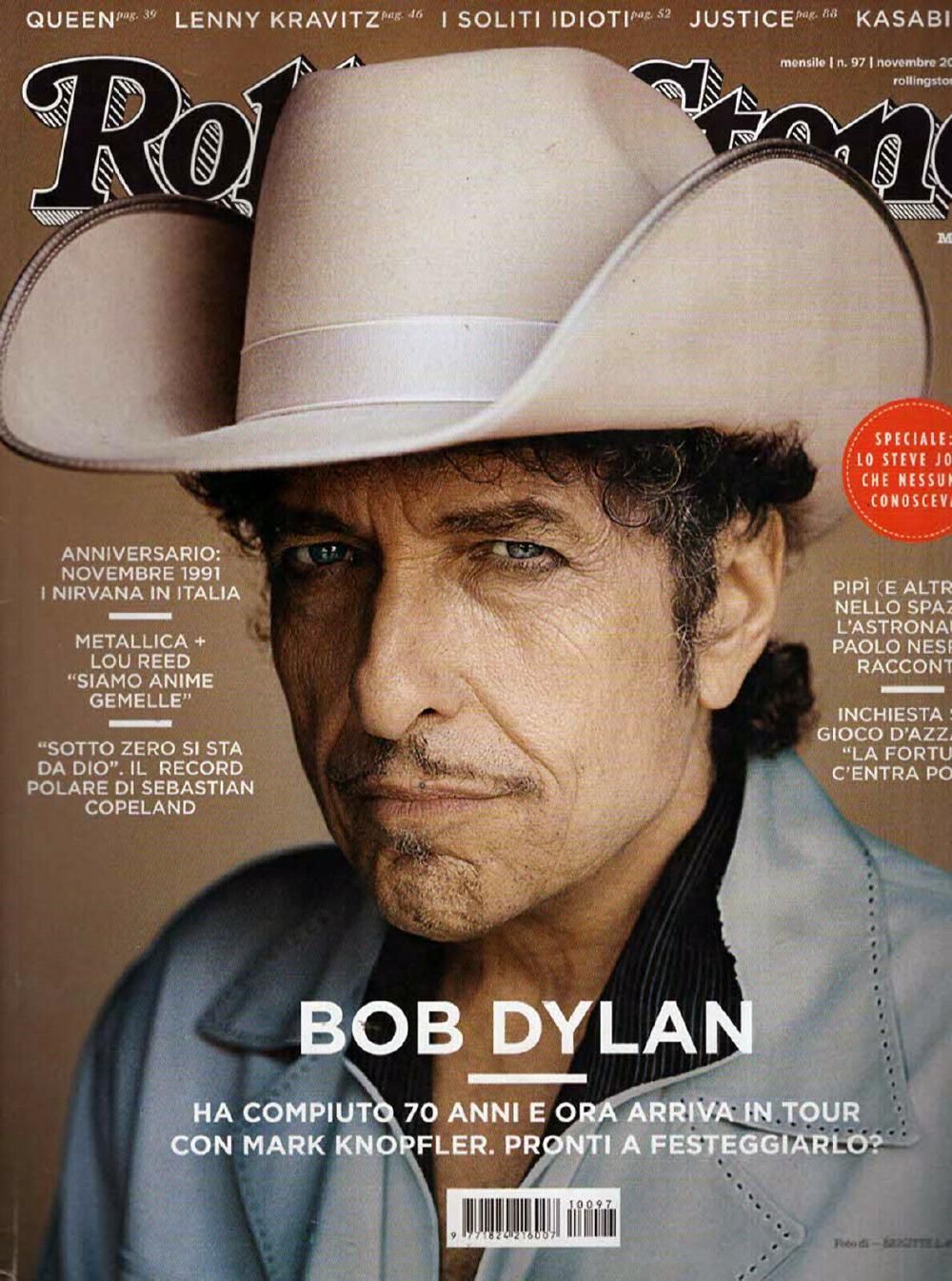 Rolling Stone Magazin Italien 2011 #97 Bob Dylan Queen Lenny Kravitz Justice