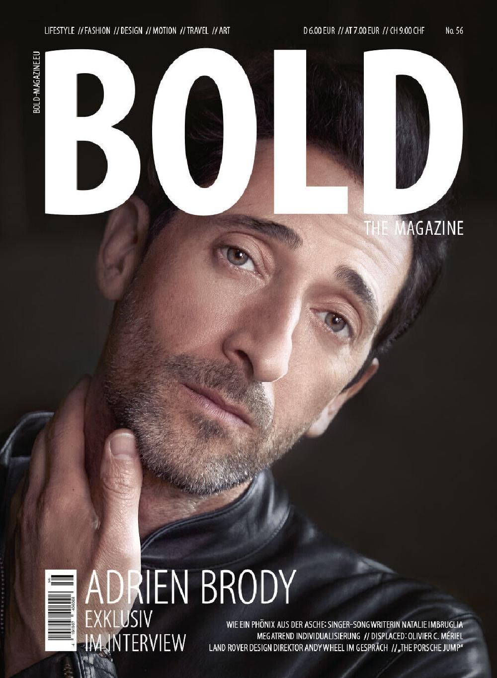 Bold Magazin Deutschland 2022 #56 Adrien Brody Interview