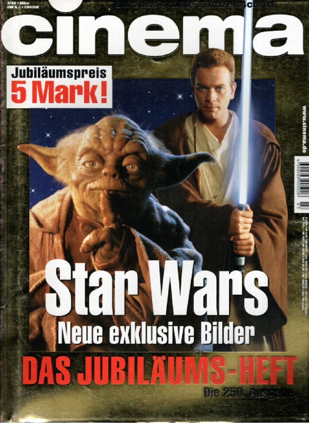 Cinema Magazin Deutschland 1999-03 Star Wars Ewan McGregor
