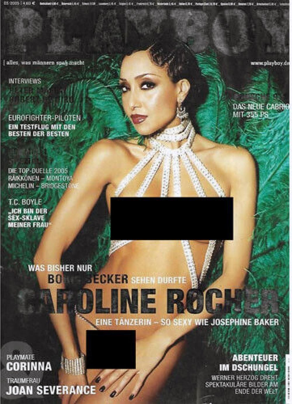 Playboy Magazin Deutschland 2005-03 Caroline Rocher Joan Severance