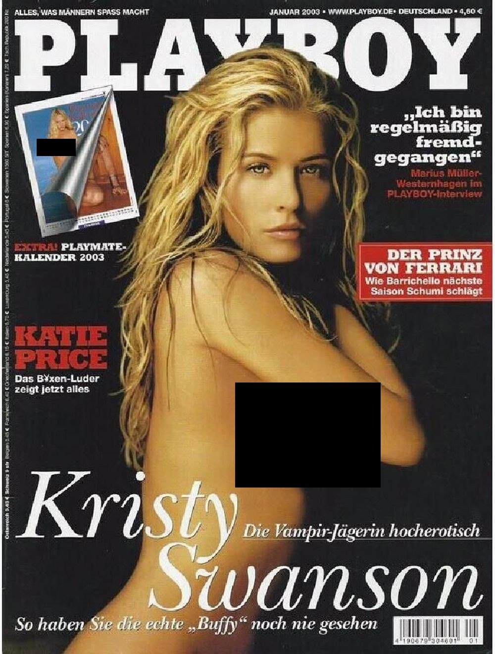 Playboy Magazin Deutschland 2003-01 Katie Price Kristy Swanson