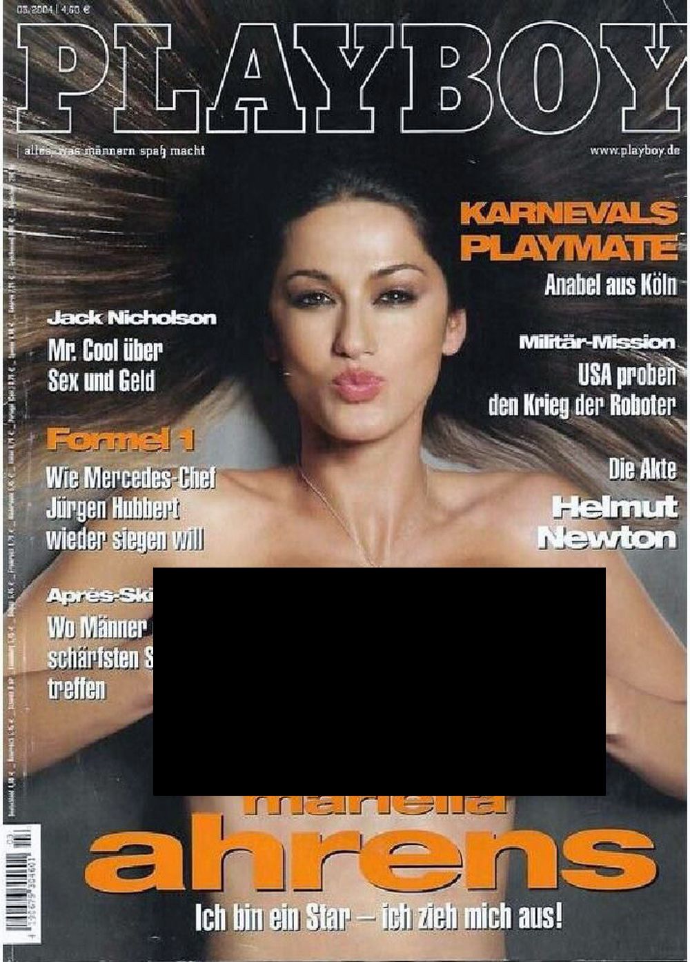 Playboy Magazin Deutschland 2004-03 Mariella Ahrens