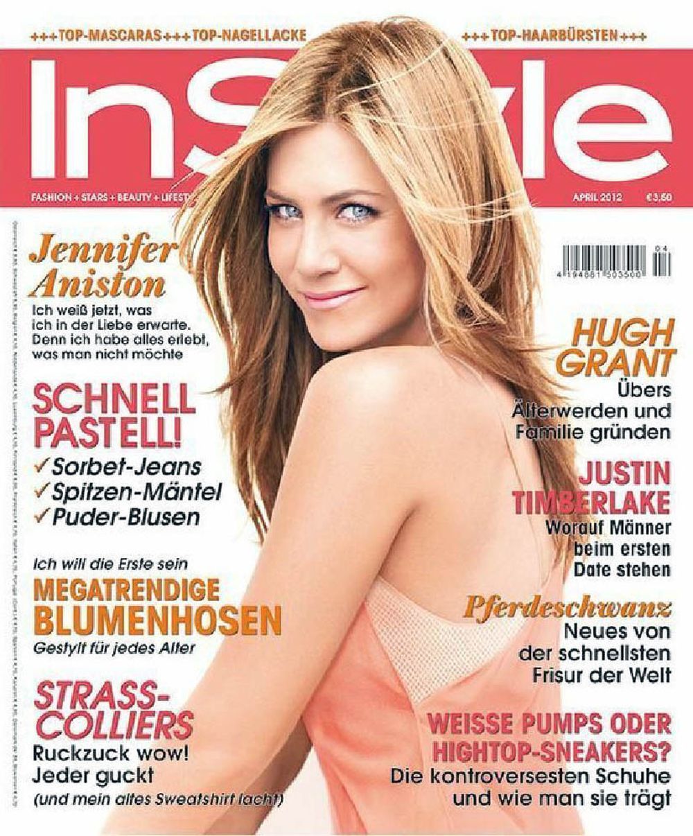 InStyle Magazin Deutschland 2012-04 Jennifer Aniston