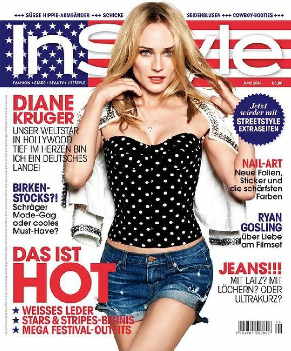 InStyle Magazin Deutschland 2013-06 Diane Kruger