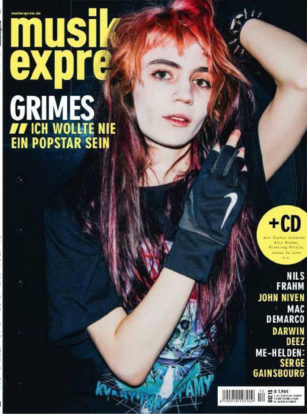Musikexpress Magazin Deutschland 2015-12 Grimes John Niven Serge Gainsbourg