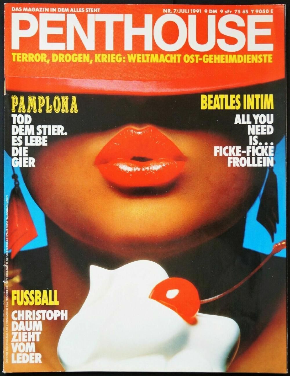 Penthouse Magazin Deutschland 1991-07 Simone Therese Presley Lola Sandi Korn