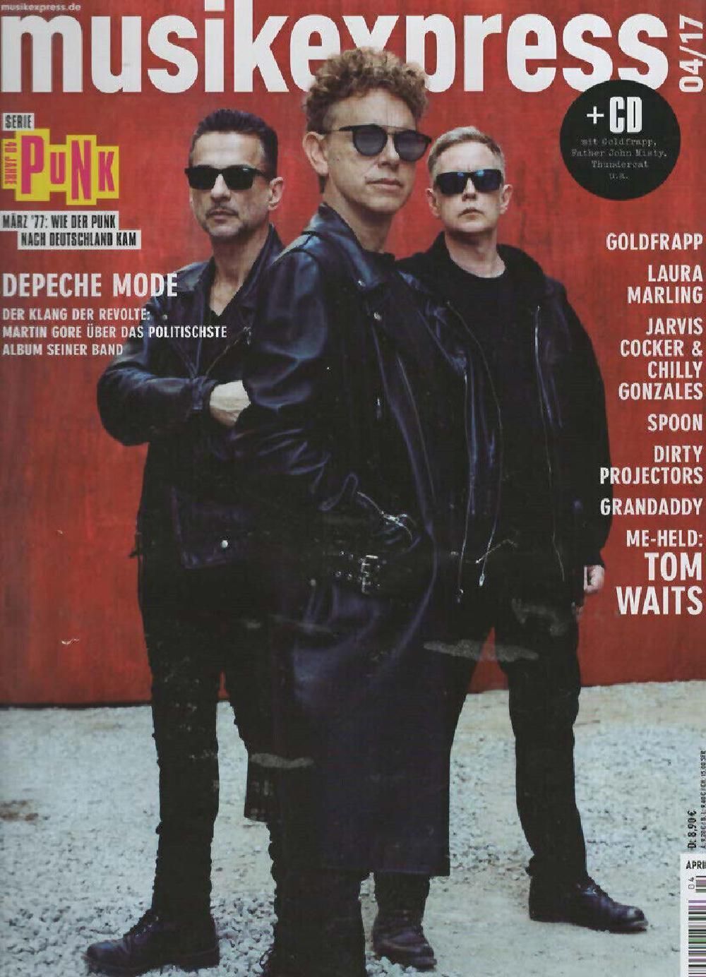 Musikexpress Magazin Deutschland 2017-04 Depeche Mode Goldfrapp Tom Waits