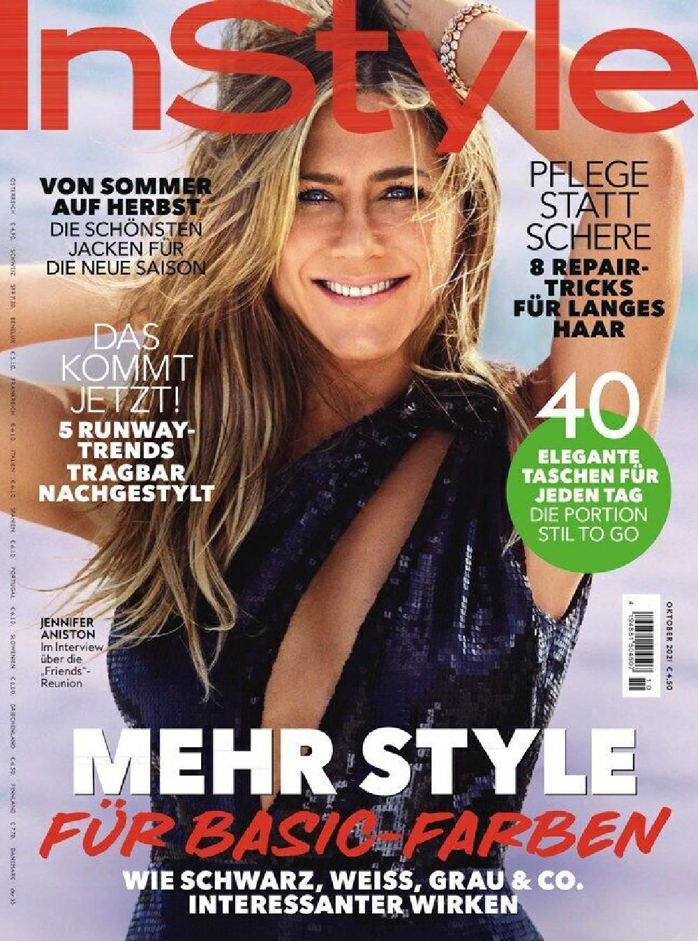 InStyle Magazin Deutschland 2021-10 Jennifer Aniston Ayesha Curry Adwoa Aboah