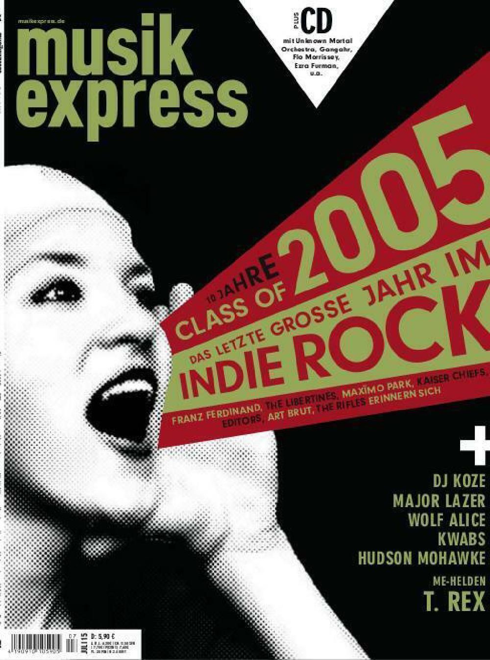 Musikexpress Magazin Deutschland 2015-07 Franz Ferdinand T. Rex Kwabs