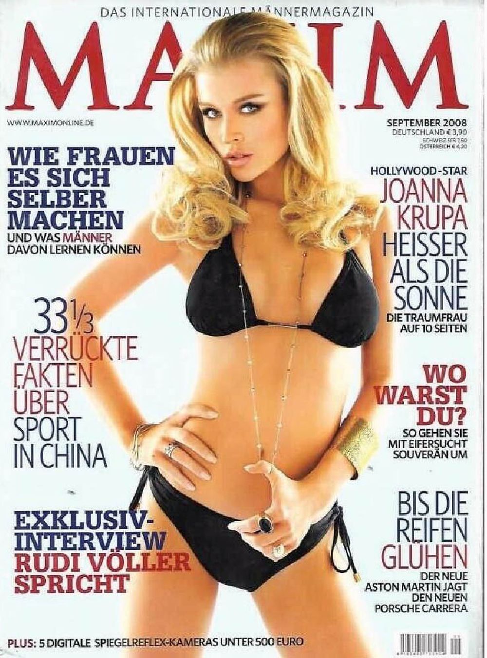 Maxim Magazin Deutschland 2008-09 Joanna Krupa