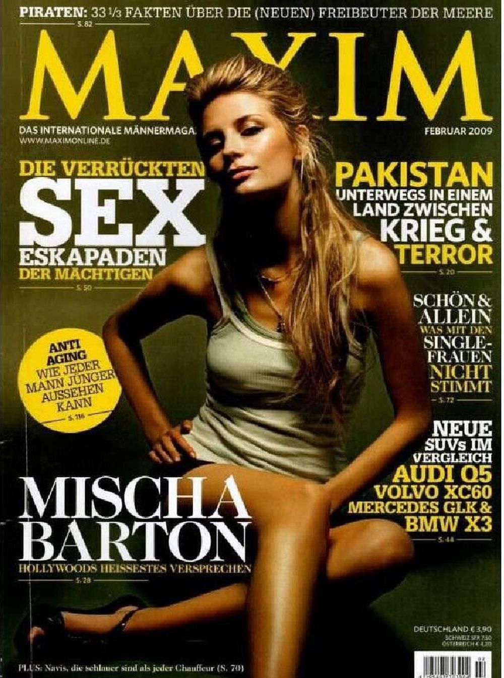 Maxim Magazin Deutschland 2009-02 Mischa Barton